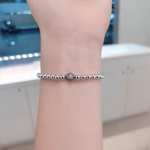 Bracelet Perlé DIY pour Femme Panjia, Luxe Léger, <span class=keywords><strong>Argent</strong></span> 925, Zircon, Simple et Exquis, Haute Joaillerie, Cadeau, Vente en Gros - Product Image 5