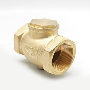 Nouvelle vanne de refoulement horizontale en laiton moulé de 2 po (1 po) pour <span class=keywords><strong>compresseur</strong></span> de réservoir en ligne, <span class=keywords><strong>compresseur</strong></span> d'air comprimé vertical E, laiton moulé massif WOG - Product Image 2