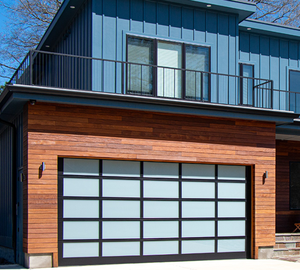 <span class=keywords><strong>Porte</strong></span> de garage extérieure moderne, électrique, <span class=keywords><strong>en</strong></span> <span class=keywords><strong>bois</strong></span> et <span class=keywords><strong>en</strong></span> verre, imperméable - Product Image 2