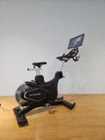 Vélo de spinning commercial d'intérieur avec écran tactile 18,5 pouces, résistance magnétique, machine de cyclisme pour salle de sport et domicile, charge maximale 120 kg