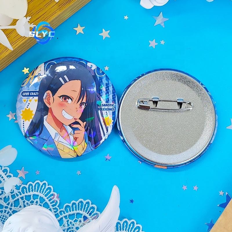 Don't Toy With Me Nagatoro Naoto Hachioji Anime Badge - Metal