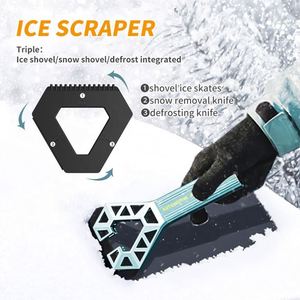 Anjuny Nouvelle pelle multifonctionnelle pour voiture, balayette dégivreuse, <span class=keywords><strong>grattoir</strong></span> à glace, brosse à neige, <span class=keywords><strong>grattoir</strong></span> à glace A-40L Guangdong 67x11.7x12.5cm - Product Image 6