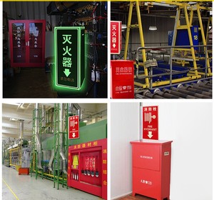 Tự phát sáng lửa sơ tán Dấu hiệu cảnh báo khẩn cấp Hướng dẫn bảng tường nhãn dán an toàn thoát biển báo - Product Image 5