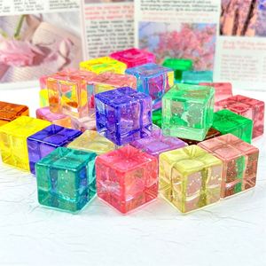 Glowing Dark Beads Acrylic Ice <b>Cubes</b> DIY Decorative Beads for Jewelry Vase Home Party Decor - Product Image 1