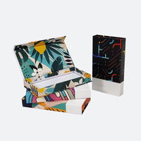 Protecteur d'écran de confidentialité réutilisable en forme de livre, avec motif de plantes vertes en relief, aimanté, en carton, matériaux recyclés, biodégradable