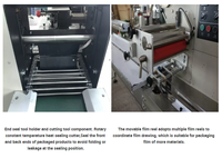 Machine d'emballage horizontale automatique pour guimauves et bonbons gélifiés, idéale pour les barres chocolatées