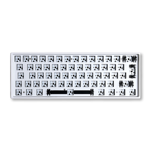 <span class=keywords><strong>Clavier</strong></span> de jeu mécanique Ultra60 ISO ES/BR/FR/DE/UK Kit de bricolage de <span class=keywords><strong>clavier</strong></span> mécanique nordique 60% mise en page RVB pour PC/Mac <span class=keywords><strong>Gamer</strong></span> - Product Image 1