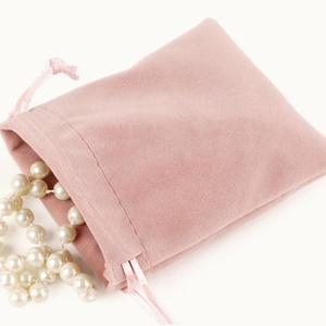 Custom Logo Velvet Drawstring Jewelry & Watch <b>Storage</b> Bag with Reusable Design Screen Printing Eco-Friendly Packaging - Product Image 5