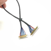 Câble LCD LVDS 0,5 mm avec connecteur 20453-240t vers connecteur Hirose DF14-30S-1.25C
