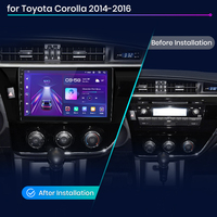 US Stock Junsun pour Toyota Corolla E170 E180 2014-2016 Voiture Multimédia Jouer Sans Fil CarPlay Android Auto Radio GPS Navigation