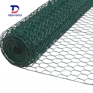 لفائف دجاج سداسية سداسية السداسية المجلفن باللون الأخضر الداكن من كلوريد البولي فينيل - Product Image 2