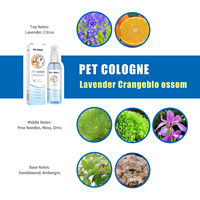 Desodorante corporal personalizado USMILEPET ODM 100ml para mascotas eliminación de olores de perros y gatos