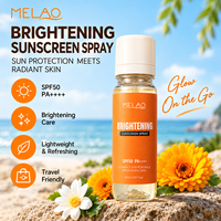 Vente en gros de crème hydratante pour le visage, éclaircissante, légère, soin de la peau, haute qualité, crème solaire personnalisée pour peau de verre, SPF 50, spray