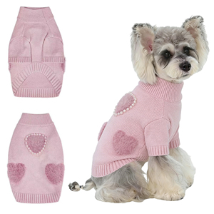 Gilet tricoté léger et respirant pour chiens de petite et moyenne taille, idéal pour l'automne et l'hiver - Product Image 1