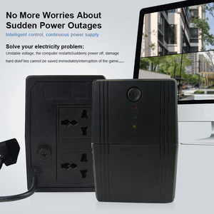 Alimentation sans interruption (ASI) contrôlée par processeur 600VA 360W, utilisation industrielle, fréquence 50Hz, haute efficacité 90%, transfert rapide - Product Image 2