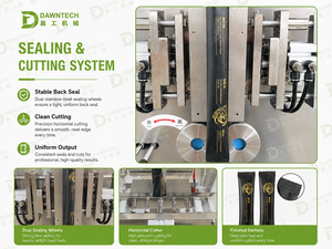 Serrated <b>Edge</b> Powder Sachet Filling Sealing Machine for Coffee Milk Spice Sugar Salt Flour - Product Image 6