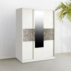 Armoire en acier imprimé sur mesure à 3 portes coulissantes, anti-humidité, pour chambre à coucher, <span class=keywords><strong>meuble</strong></span> de maison - Product Image 1