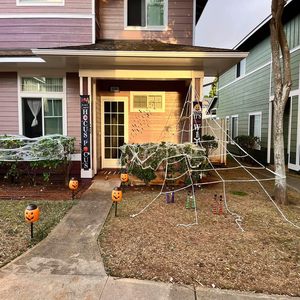 Creative <span class=keywords><strong>serie</strong></span> di Halloween magico Horror strega con pipistrello di zucca distico tenda porta e bandiera di festa decorazioni murali - Product Image 5