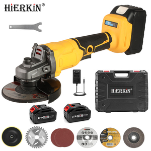 HIERKIN Professional 110-240V <strong>Angle</strong> <strong>Grinder</strong> <strong>Angle</strong> <strong>Grinder</strong> Brushless Machine Electric Power Tool Set Combo Mini <strong>Angle</strong> <strong>Grinder</strong> - Product Image 1
