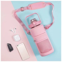 Offre Spéciale 2L marqueur de temps de motivation demi-gallon bouteille d'eau manchon de protection avec sangle