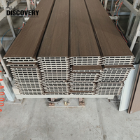 Ensemble de clôture en composite WPC, panneaux en bois-plastique traités thermiquement pour clôture de ferme, décoration extérieure, revêtement mural intérieur