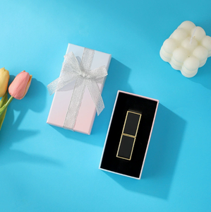 Wholesale Custom LOGO Ready stock Dark Green Lipstick Gift <b>Box</b> Birthday Gift Perfume High-end Gift Packaging Ins-style Bow <b>Box</b> - Product Image 2