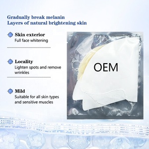 Sang trọng Thảo dược dưỡng ẩm qua đêm ngủ bất sâu Aloe Facial tấm mặt nạ Retinol vitamin C Collagen chống lão hóa làm sống lại - Product Image 3