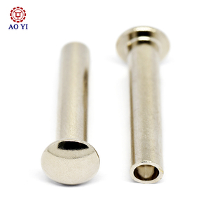 Rivets tubulaires creux en acier nickelé à tête <span class=keywords><strong>parapluie</strong></span>, approvisionnement direct usine - Product Image 3