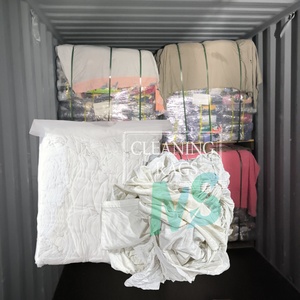 Chiffons de nettoyage hautement absorbants en coton blanc, matériaux transformés, pour l'entretien des navires et des moteurs marins - Product Image 1