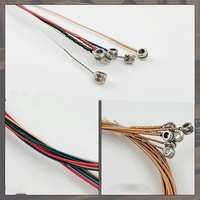 Guitar Accessories Wholesale Folk Acoustic Guitar Strings Brass Red Color Strings Beaded Bag