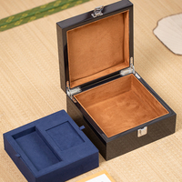 Boîte à thé en bois écologique personnalisée de haute qualité, vide, avec intérieur en EVA, pour l'emballage de petits briques de thé ou de cadeaux