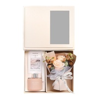 Cadeau de la Saint-Valentin, diffuseur d'aromathérapie artisanal sans alcool, ensemble en bois et verre, souvenir parfumé pour anniversaire