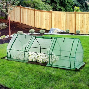 Invernadero Moderno para Exteriores con Estructura de Acero y Túnel de PE, Ecológico para Jardín con Diseño Plegable - Product Image 6