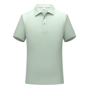 Chemise polo à col en soie Shidou, couleur unie, tailles S, M, L, XL, XXL, XXXL, 4XL, 5XL, 6XL, vêtements de travail pour personnes d'âge moyen - Product Image 4