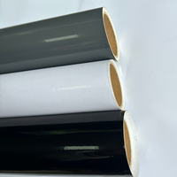 Pegatina de vinilo de PVC de Color brillante para cortar diseño de patrón de vinilo caja de cartón de vinilo autoadhesivo 9 rollos cara brillante