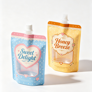 Sacchetto per Bevande Resistente all'Umidità con Beccuccio per Succhi Biologici, Alimenti per Bambini e Snack Liquidi - Product Image 4