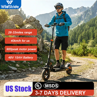 Trottinette électrique pliable WildStride, étanche, longue portée, deux roues, moteur sans balais, batterie au lithium, contrôle par application, grande autonomie