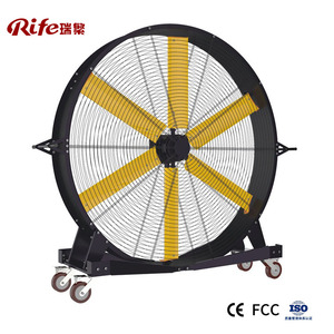 Ventilador Industrial HVLS de Fábrica China RIFE, Motor de Ventilación Portátil con Ahorro de Energía, Control Remoto, Ventilador Portátil - Product Image 5