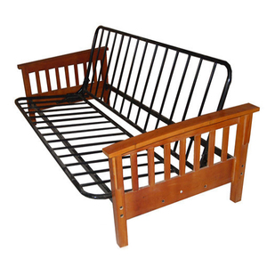 Marco <span class=keywords><strong>de</strong></span> metal <span class=keywords><strong>de</strong></span> buena calidad, patas <span class=keywords><strong>de</strong></span> madera, sofá cama plegable, sala <span class=keywords><strong>de</strong></span> estar, estructura <span class=keywords><strong>de</strong></span> futón <span class=keywords><strong>de</strong></span> metal - Product Image 2