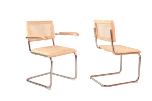 Inicio Muebles <span class=keywords><strong>Marcel</strong></span> Breuer Cesca Cadeiras Negro Ratán Natural Cantilever Comedor Sillas Con Brazos - Product Image 6