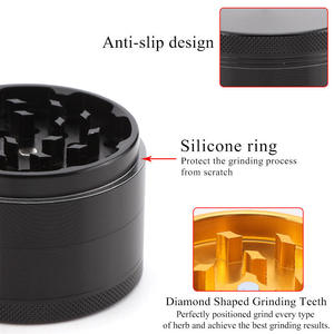 Customized Logo <b>Mini</b> Zinc Metal Alloy Herb <b>Grinder</b> Crusher Smoking Tobacco for Smoke Shop Dispensary - Product Image 2