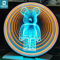 Mirror Infinity Neon Letter Sign Rgb Led Lightbox