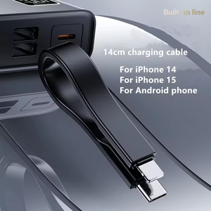 Vente flash 2024, batterie externe à charge super rapide 66W, nouvelle batterie externe portable 20000MAH avec double port USB, écran LED numérique - Product Image 4