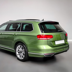 Volkswagen Rear Spoiler Piano Black Carbon Fiber Texture ABS Trunk Wing For Passat B8 Avant R-Line - Product Image 3