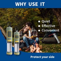   Camping Draagbare Muggenverjager Zaklamp Waterdichte Muggenverjager Lamp Muggenwerende Zaklamp en Powerbank