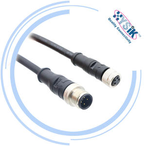 USB Type TO M8 B อะแดปเตอร์5-pin สายตรง IP67ข้อมูลตัวผู้และชุดประกอบไร้สายแม่พิมพ์สัญญาณสำหรับเซ็นเซอร์ - Product Image 5