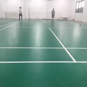 Badminton Tribunal Revestimento De Madeira 5Mm Vinil Pvc plástico piso Mat