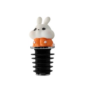 Halloween Wine Stopper Cork Bottle Sealer Pumpkin Bunny Cute Design Party Gift - Product Image 3