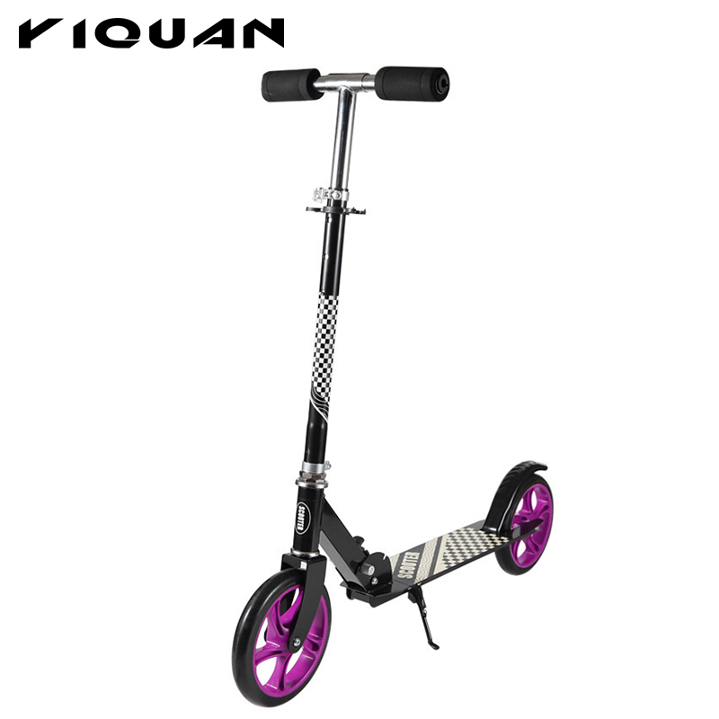 2 большие колеса педаль подвеска портативный складной регулируемый баланс взрослых Kick скутеры