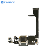Réparation de téléphones mobiles : Câble flexible de port de charge et connecteur dock pour iPhone 11 Pro, vente en gros OEM pour adaptateur de réparation de téléphone